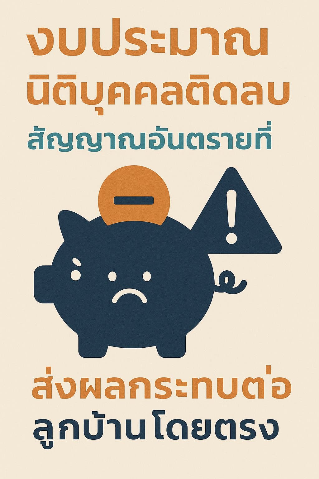 งบประมาณนิติบุคคลติดลบ: สัญญาณอันตรายที่ส่งผลกระทบต่อลูกบ้านโดยตรง
