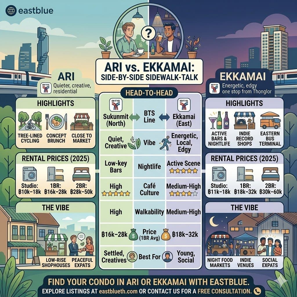 Ari vs. Ekkamai: Which Bangkok Neighborhood Is Right for You?