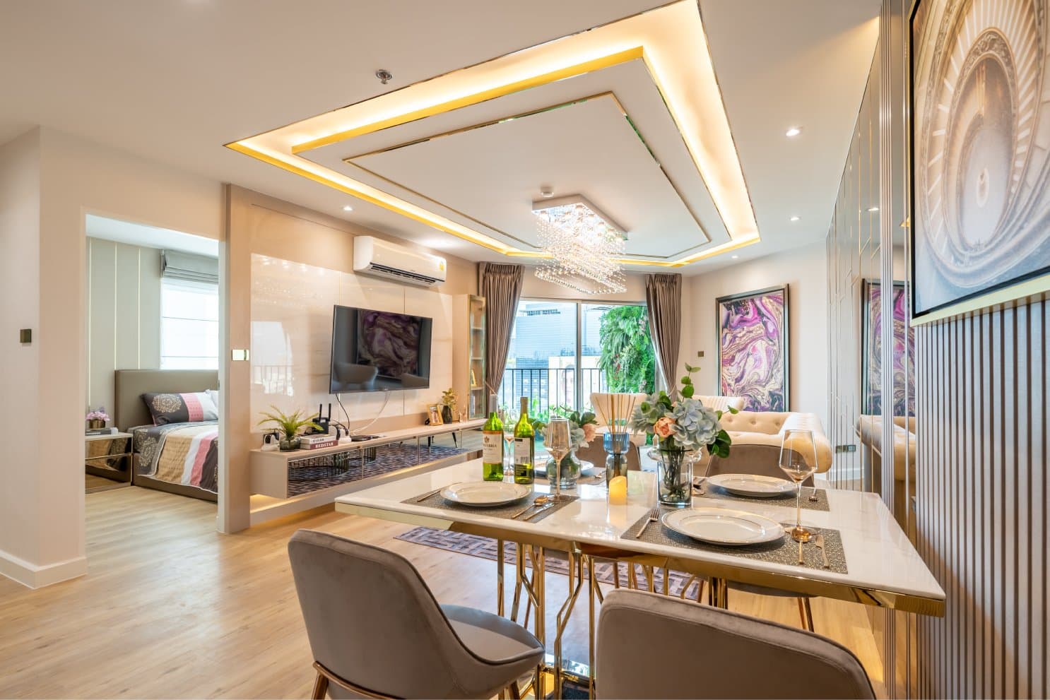 ขาย/เช่า คอนโด Belle Grand Rama 9 · 3 ห้องนอน · 108.12 ตร.ม.