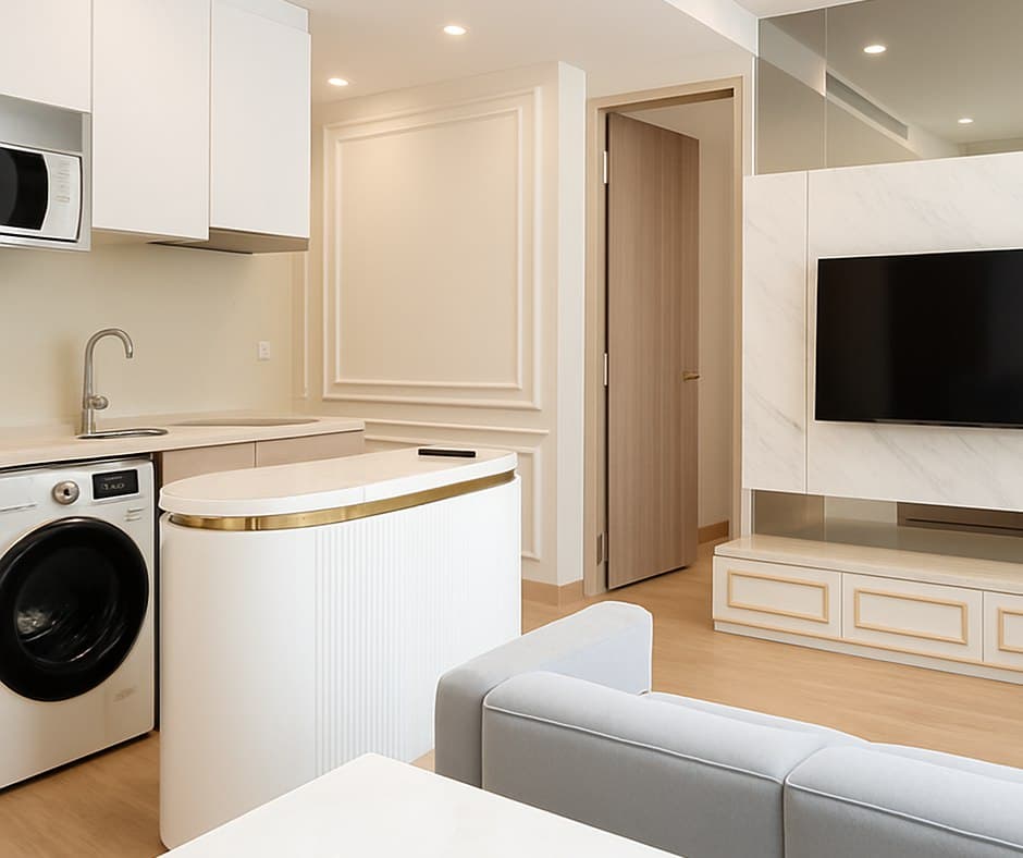 Noble Around Sukhumvit 33 · 2 Beds Condo, 55.2 sqm, for Sale or Rent