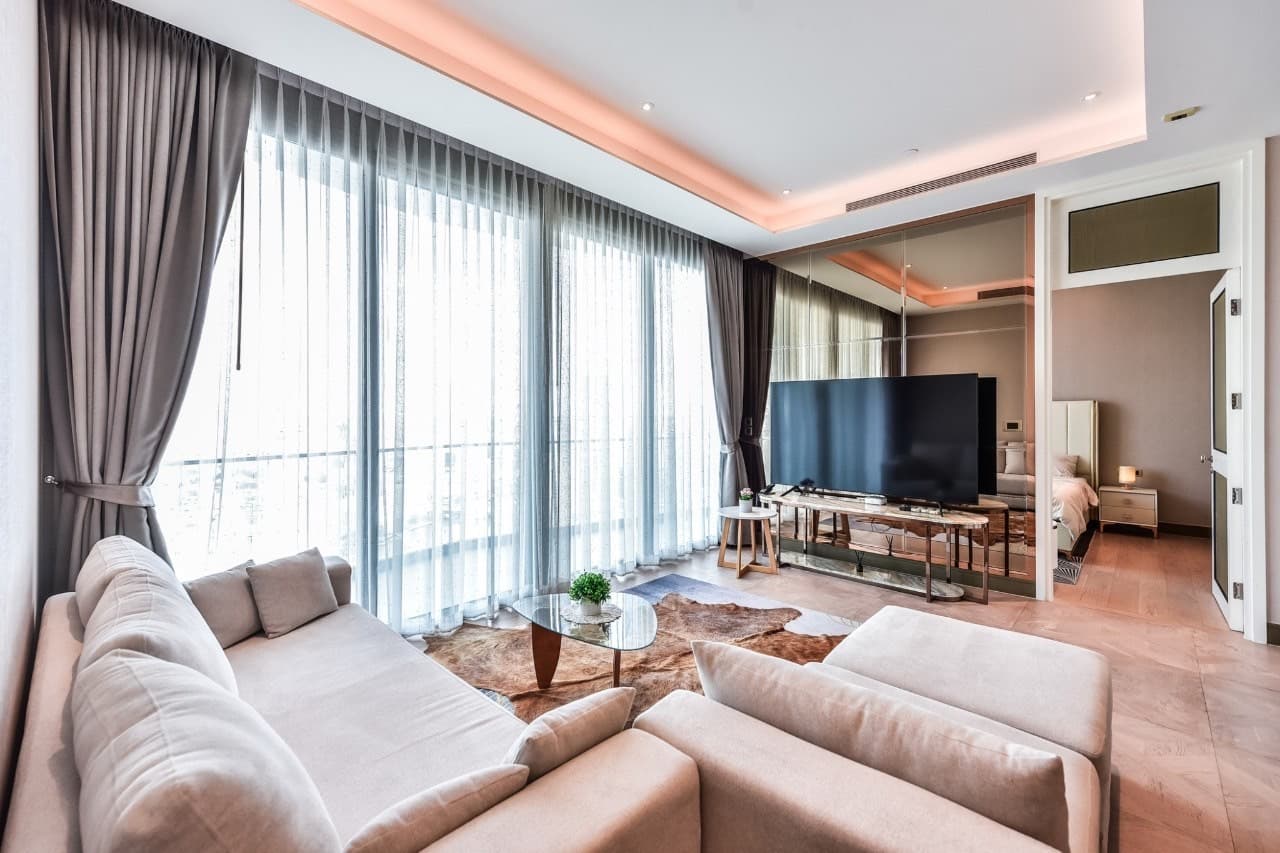 ให้เช่า คอนโด The Residences At Mandarin Oriental Bangkok · 2 ห้องนอน · 128 ตร.ม.