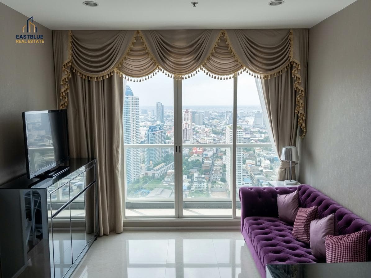 ขาย/เช่า คอนโด Menam Residences · 2 ห้องนอน · 77 ตร.ม.