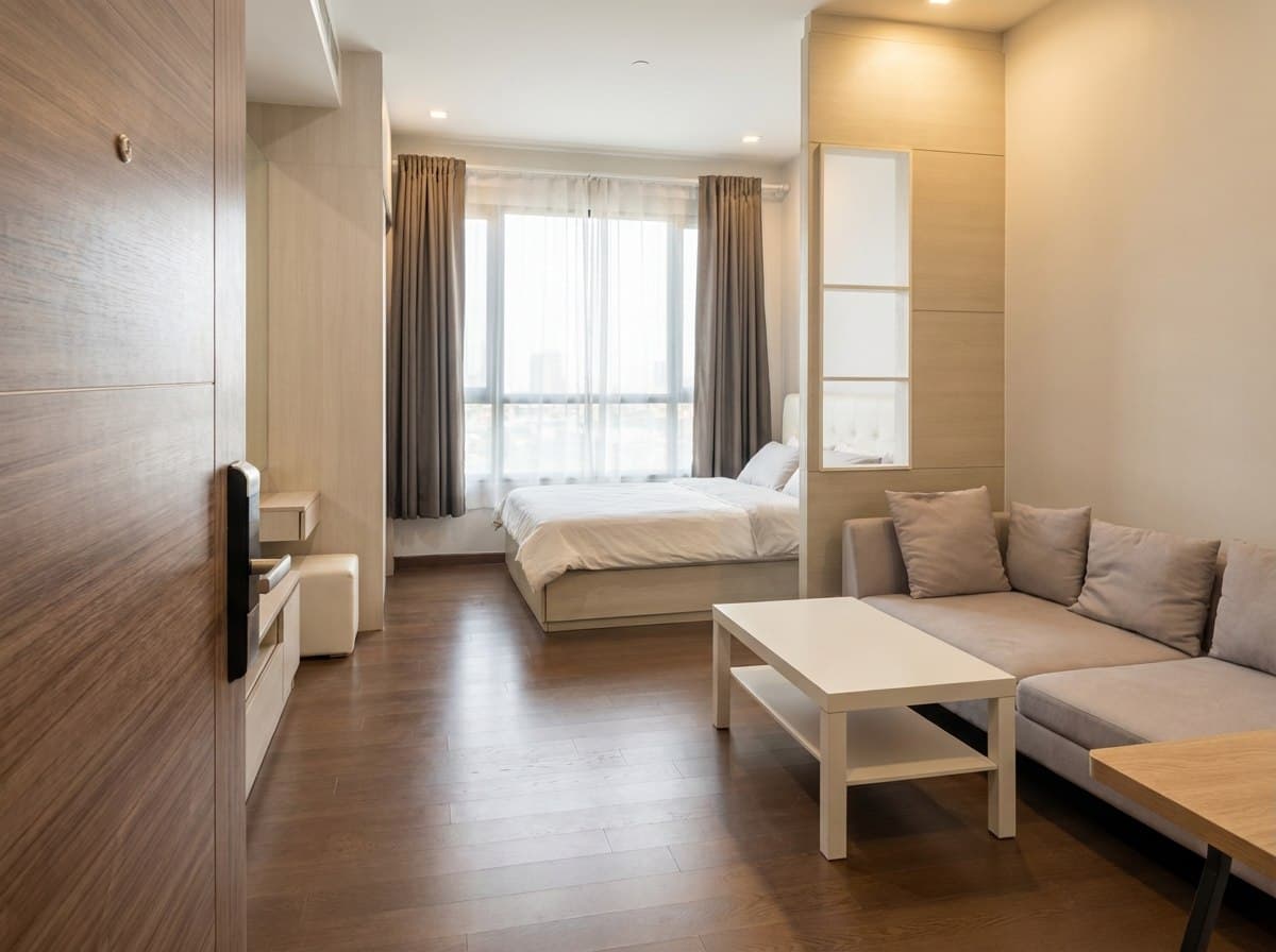 Q Asoke · Studio Condo, 30 sqm, for Rent