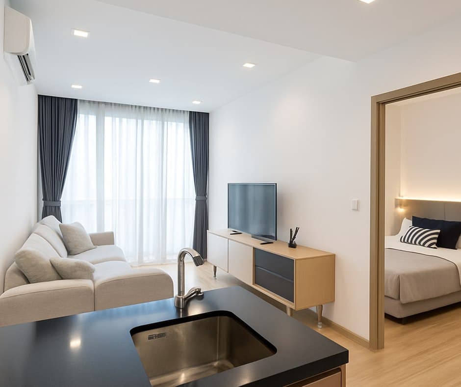 Kawa haus Onnut 77 · 1 Bed Condo, 34.37 sqm, for Rent