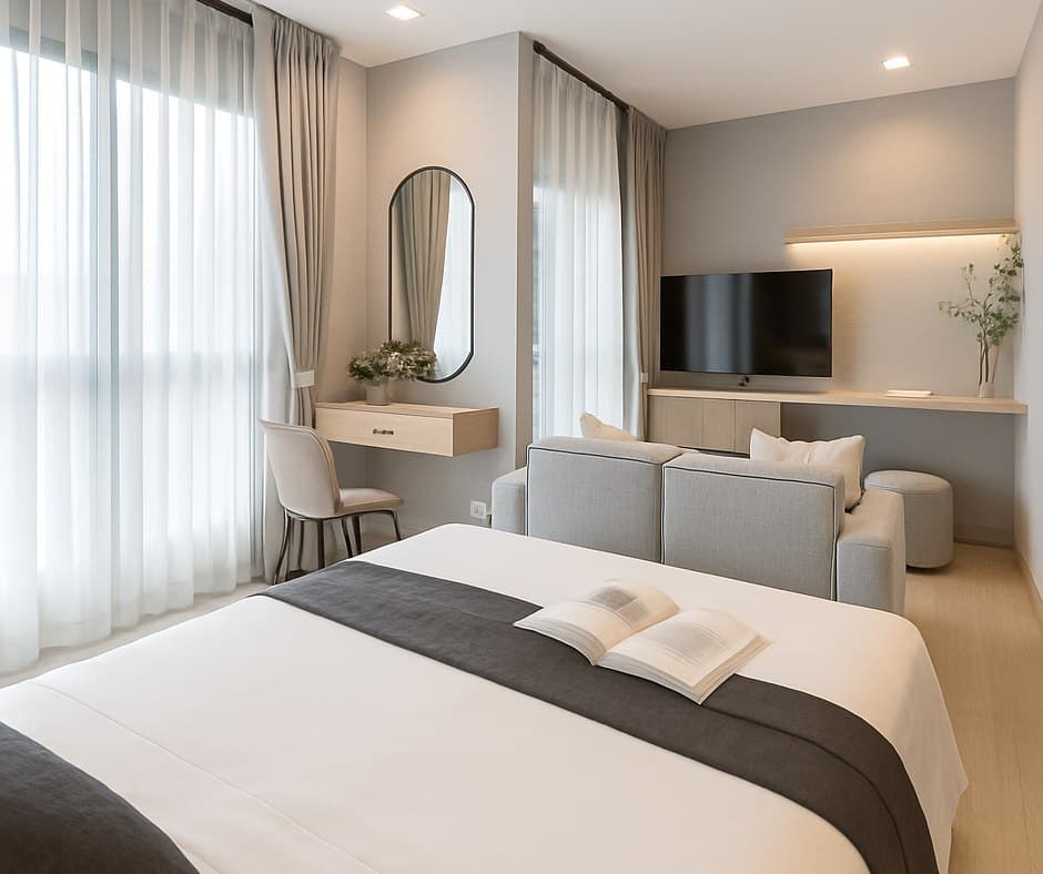 ขาย/เช่า คอนโด Life Asoke - Rama 9 · 1 ห้องนอน · 27 ตร.ม.