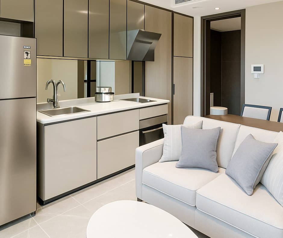 The Reserve Sukhumvit 61 · 2 Beds Condo, 47.45 sqm, for Rent