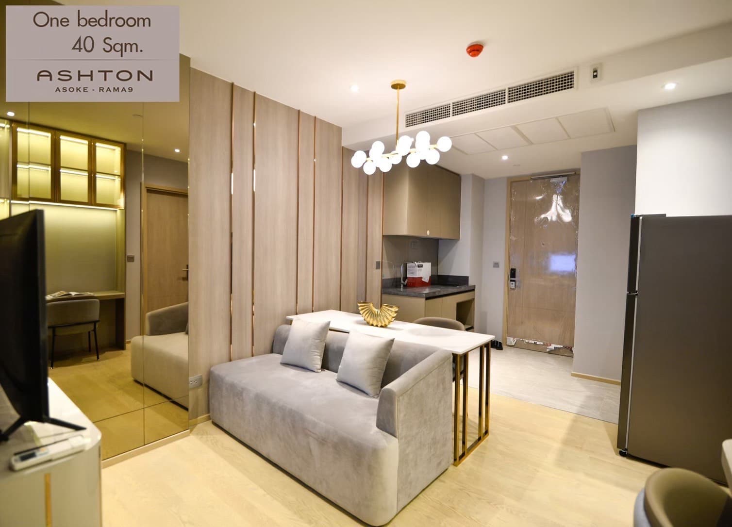 Ashton Asoke-Rama 9 · 1 Bed Condo, 39.68 sqm, for Rent