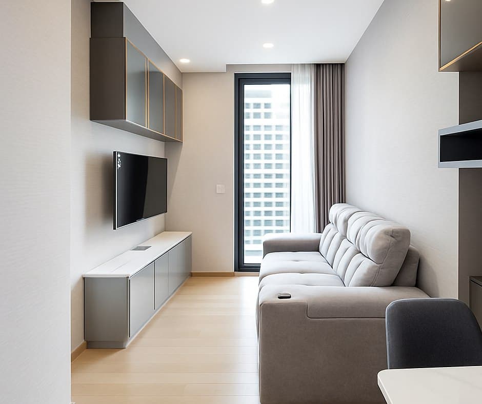 ขาย/เช่า คอนโด THE ESSE at SINGHA COMPLEX · 1 ห้องนอน · 48 ตร.ม.