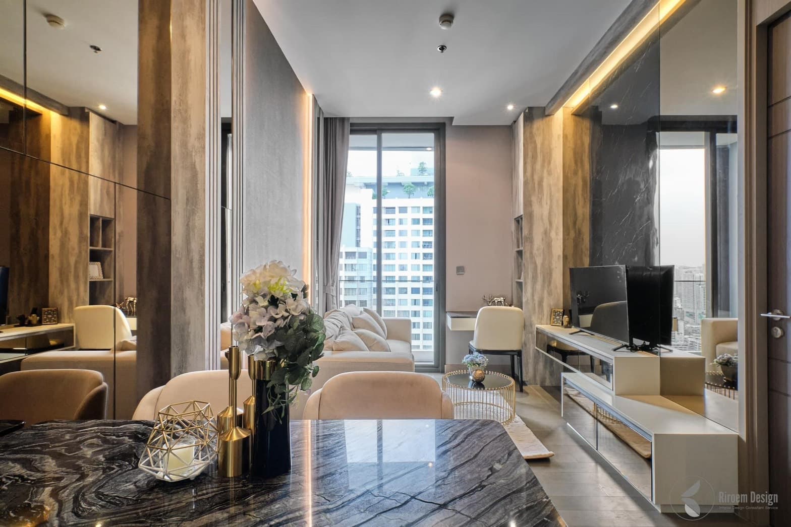 THE ESSE at SINGHA COMPLEX · 1 Bed Condo, 48.1 sqm, for Sale or Rent
