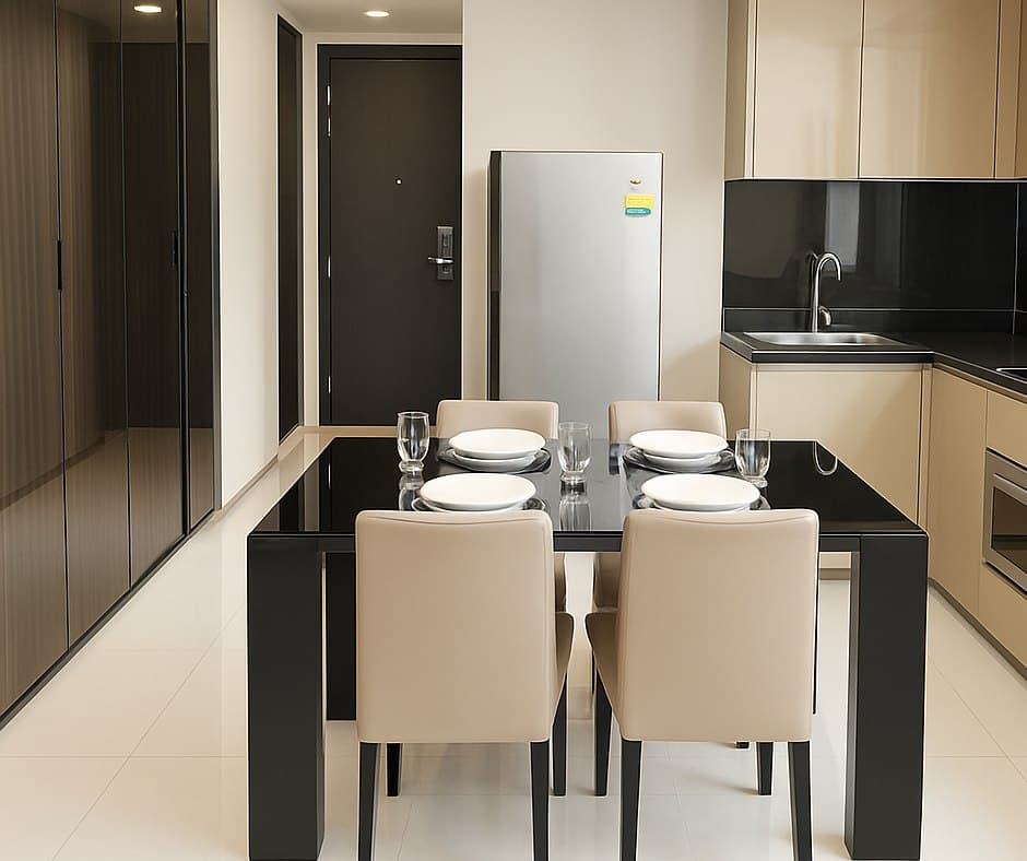 The Address Sukhumvit 61 · 2 Beds Condo, 66 sqm, for Sale or Rent