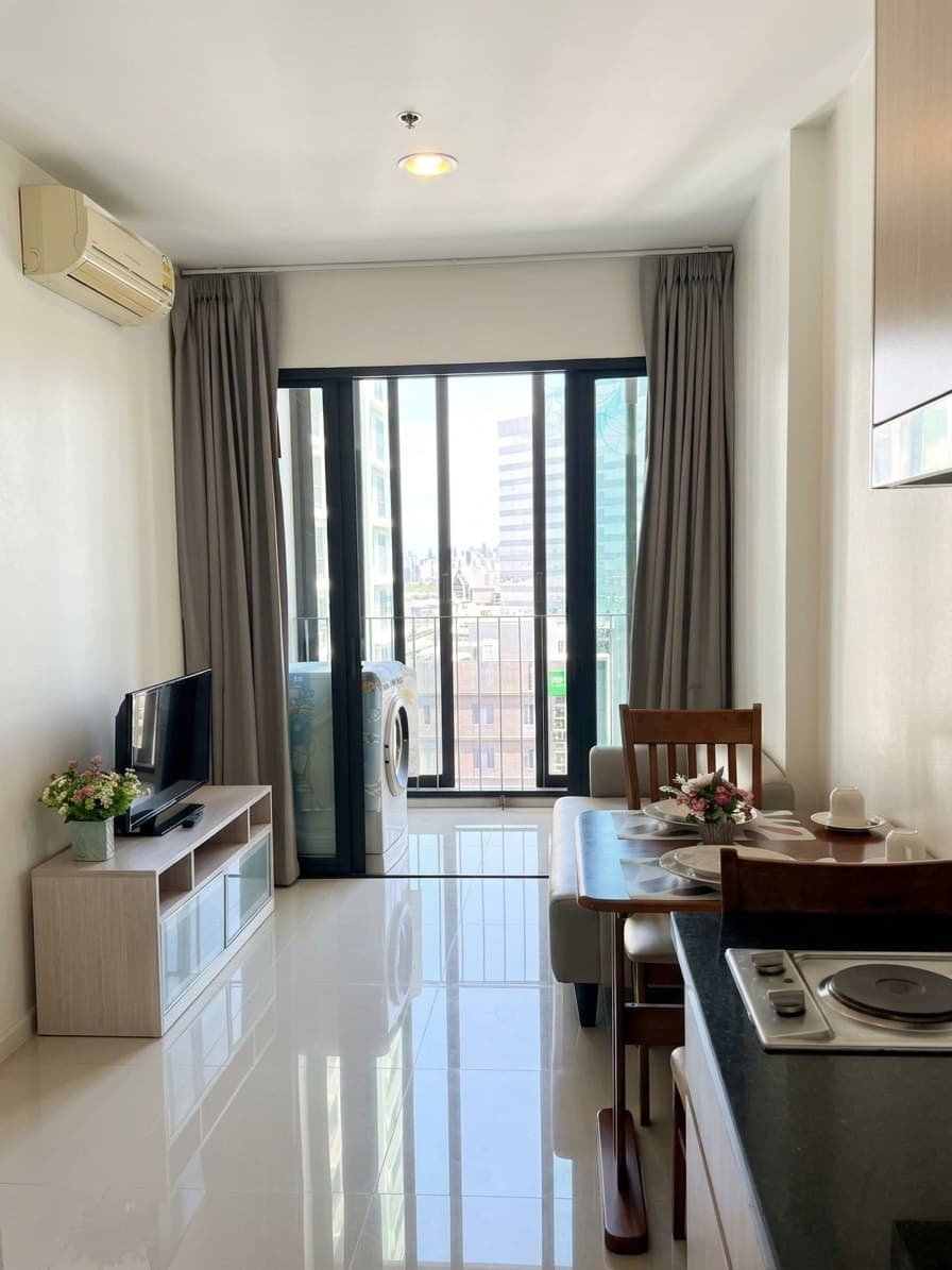 Ideo Ratchada-Huaykwang · 1 Bed Condo, 35 sqm, for Rent