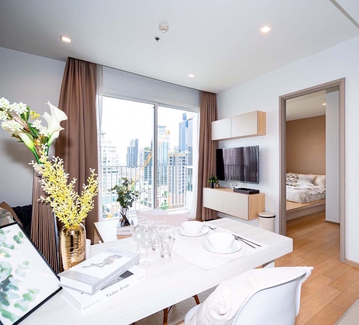ให้เช่า คอนโด HQ By Sansiri · 1 ห้องนอน · 45 ตร.ม.