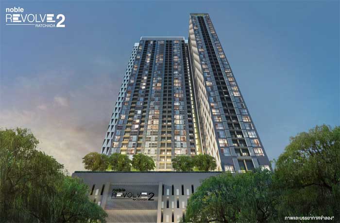 Noble Revolve Ratchada 2 · 1 Bed Condo, 26 sqm, for Rent
