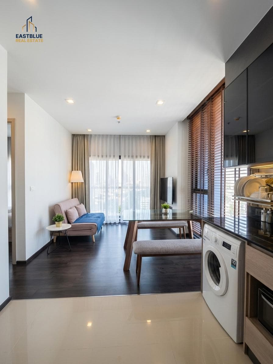 The Line Asoke-Ratchada · 1 Bed Condo, 35 sqm, for Rent