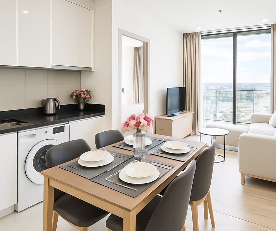 ให้เช่า คอนโด Oka Haus Sukhumvit 36 · 2 ห้องนอน · 50 ตร.ม.
