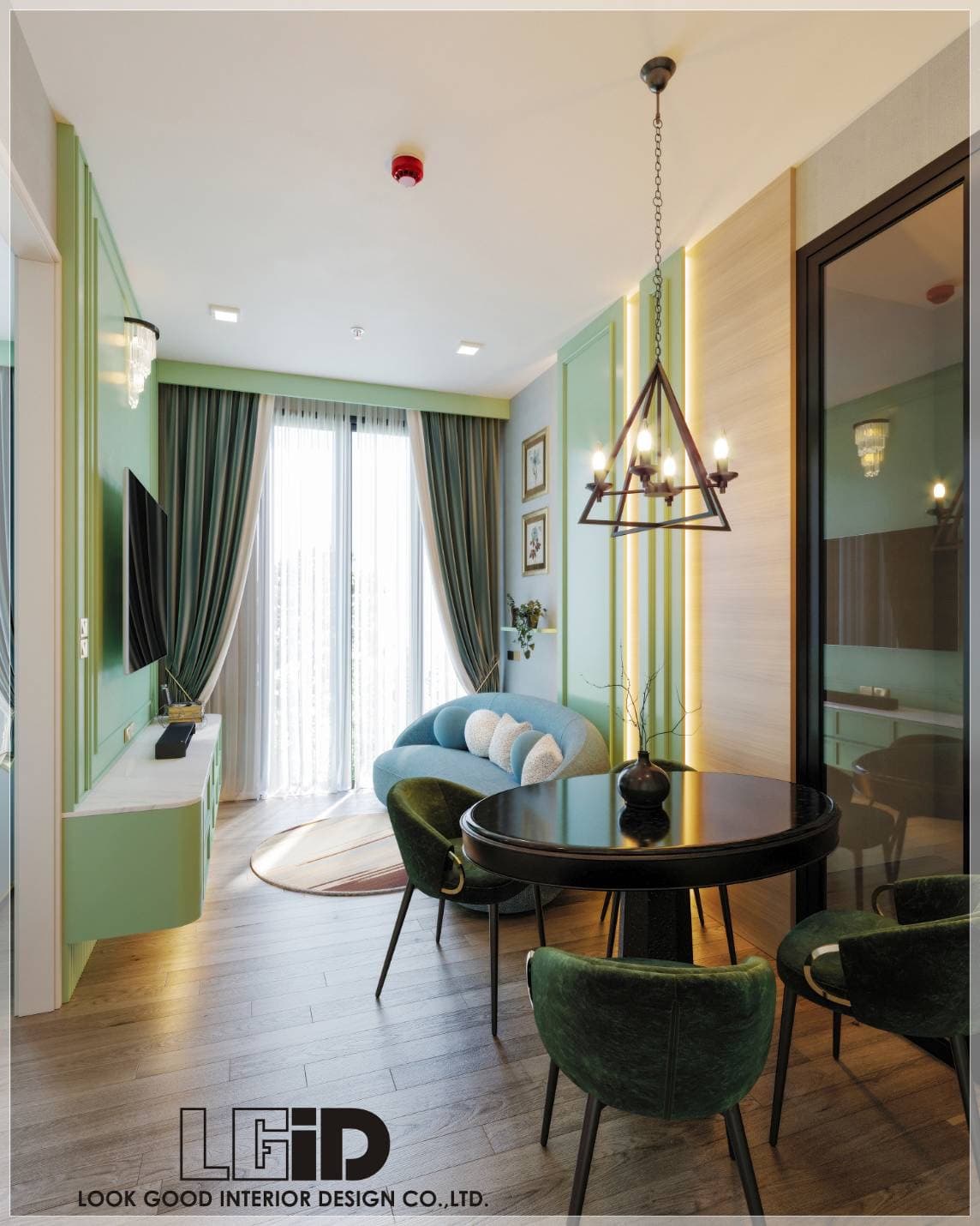 ให้เช่า คอนโด The Address Siam-Ratchathewi · 1 ห้องนอน · 35 ตร.ม.