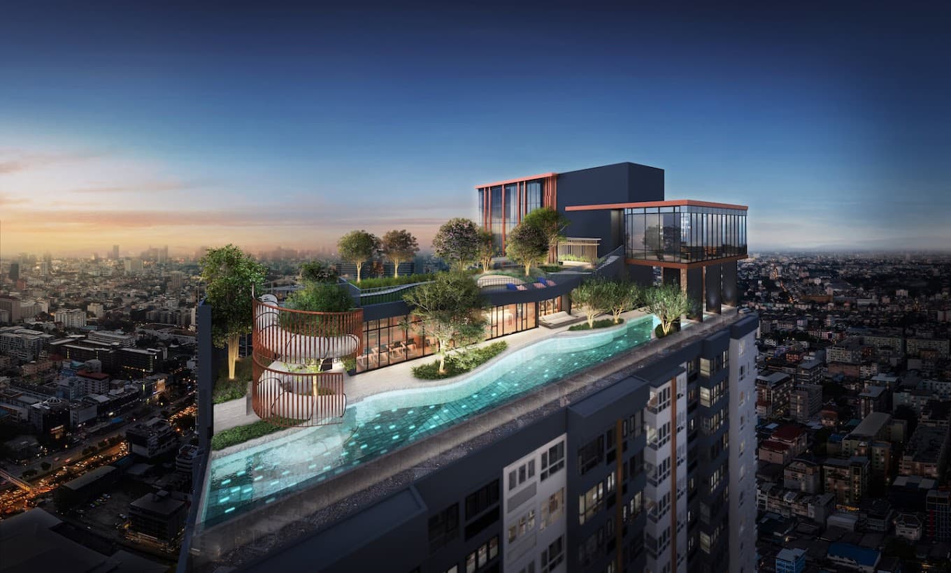 XT Huaikhwang · 2 Beds Condo, 60 sqm, for Sale
