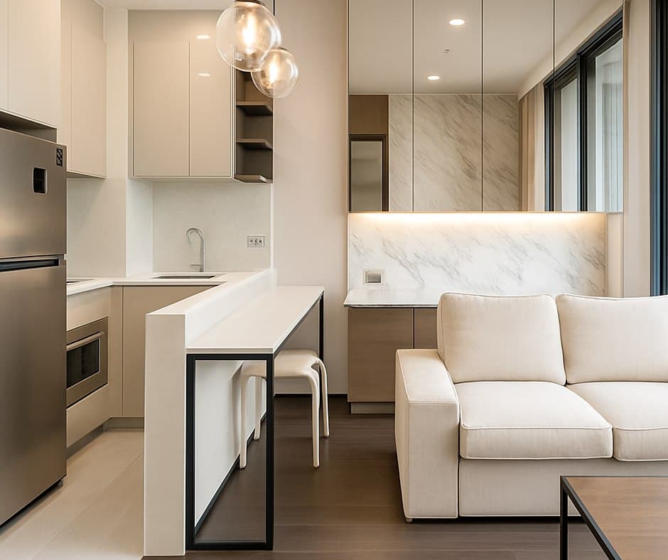 ขาย/เช่า คอนโด LAVIQ Sukhumvit 57 · 1 ห้องนอน · 42.15 ตร.ม.