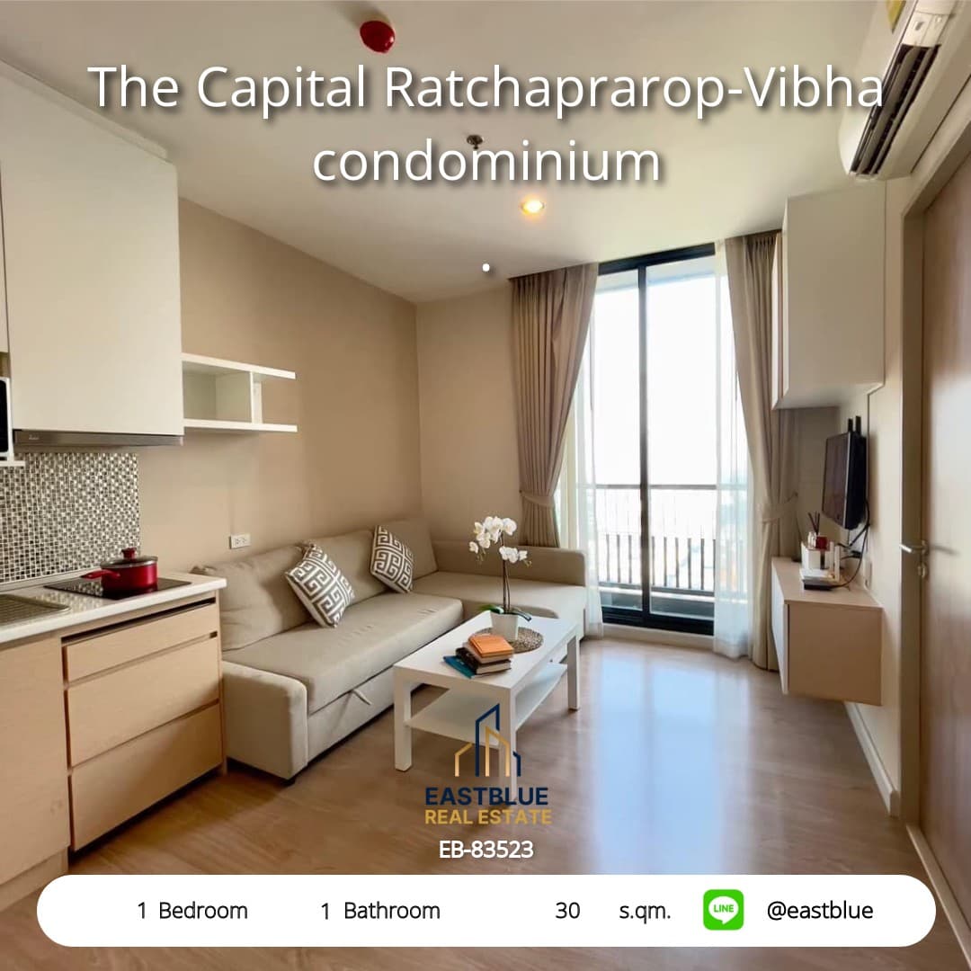 1 Bed · Condominium · The Capital Ratchaprarop-Vibha condominium