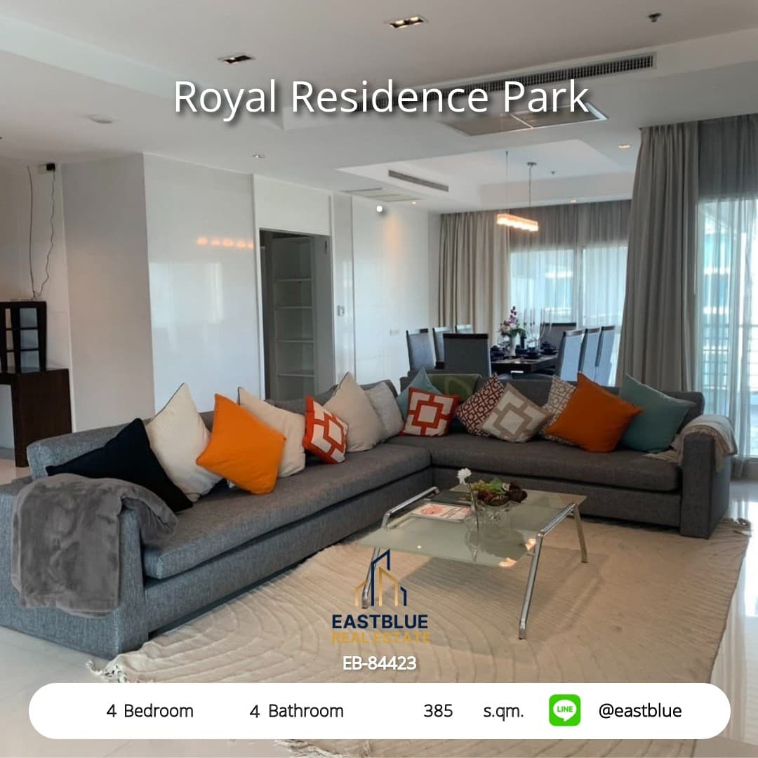 ให้เช่า คอนโด Royal Residence Park · 4 ห้องนอน · 385 ตร.ม.