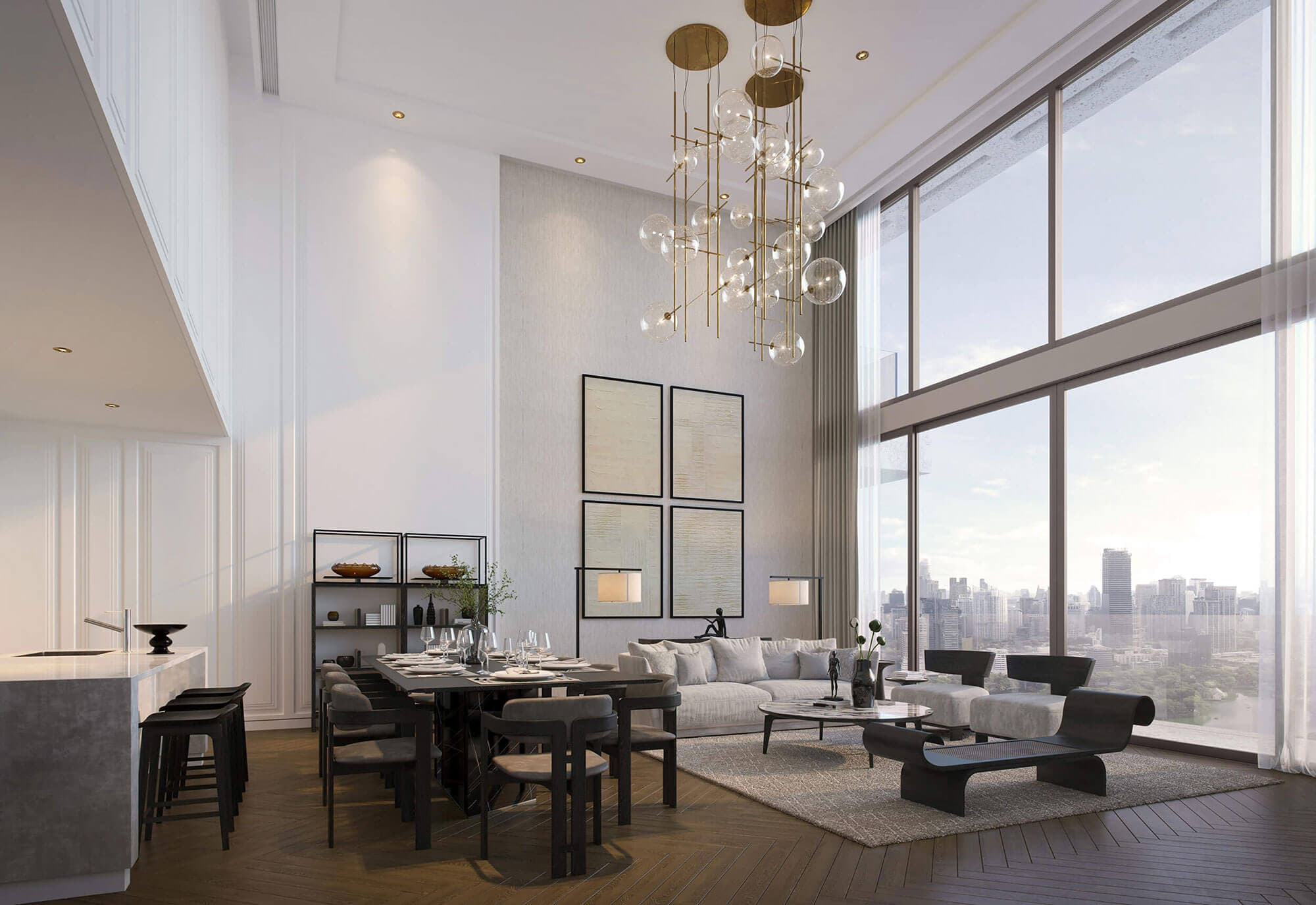 ขาย คอนโด Dusit Residences · 2 ห้องนอน · 73 ตร.ม.
