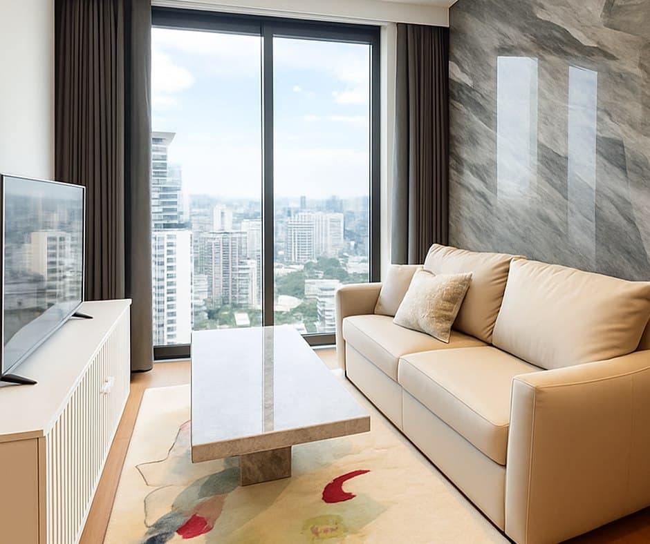 The Estelle Phrom Phong · 1 Bed Condo, 55 sqm, for Rent