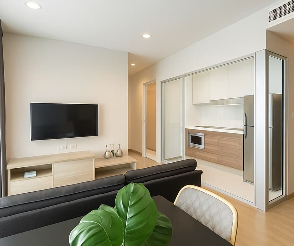 Fuse Chan-Sathorn · 2 Beds Condo, 56 sqm, for Rent