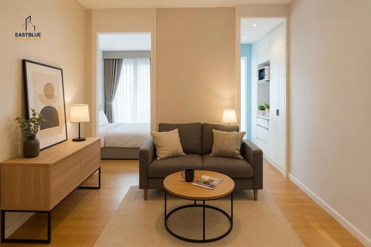 The Saint Residences · 1 Bed Condo, 30.75 sqm, for Sale or Rent