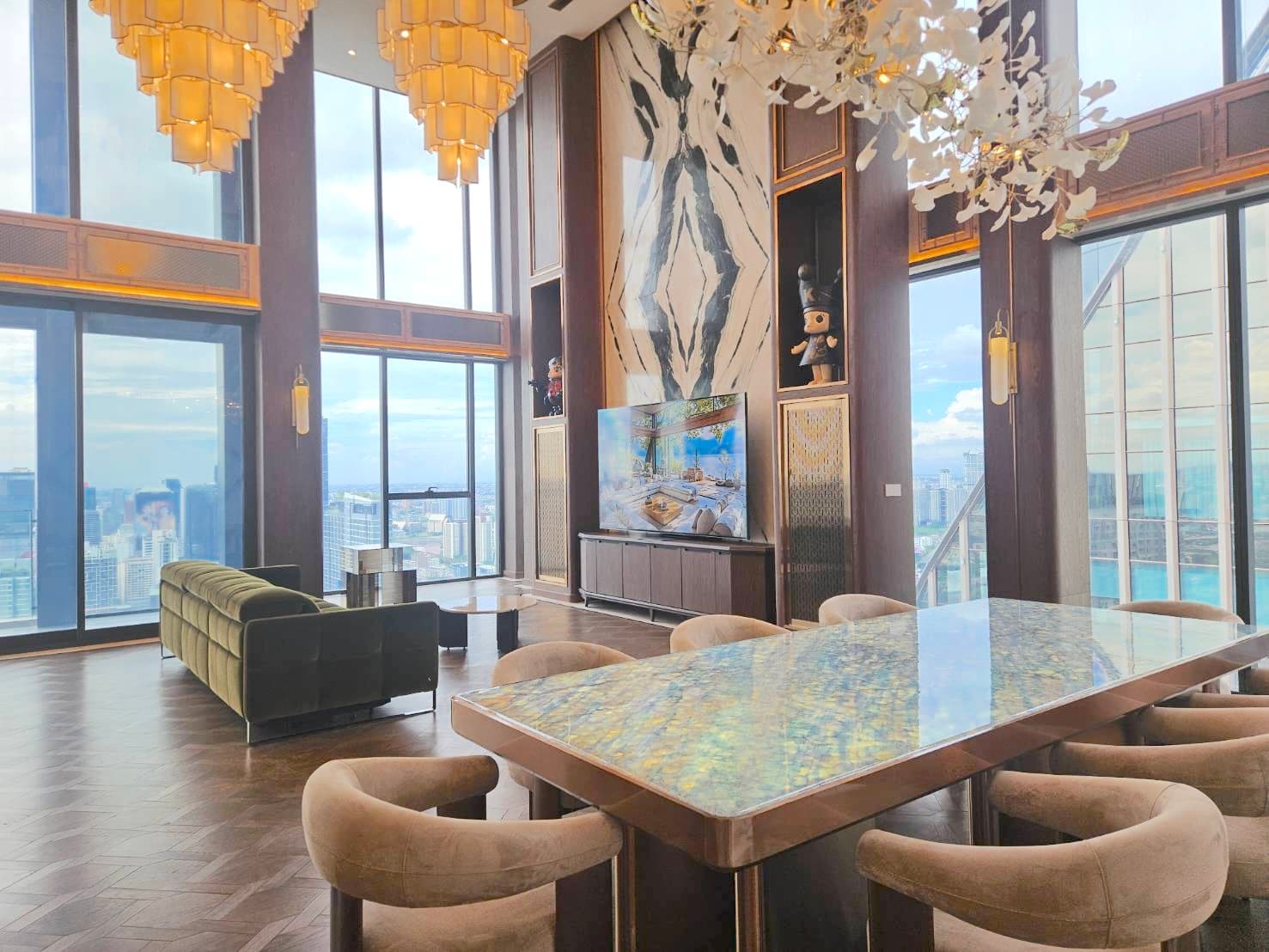 ขาย/เช่า คอนโด THE ESSE at SINGHA COMPLEX · 3 ห้องนอน · 244 ตร.ม.