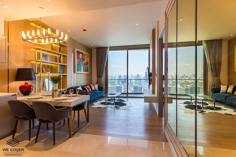 ให้เช่า คอนโด Magnolias Waterfront Residences @ ICONSIAM · 1 ห้องนอน · 60 ตร.ม.