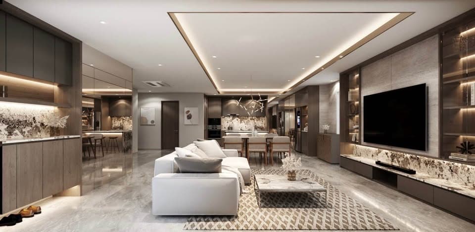 ขาย คอนโด The Bangkok Condo (Narathiwas) · 3 ห้องนอน · 195 ตร.ม.
