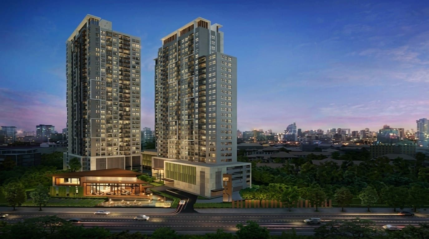 Fuse Chan-Sathorn · 2 Beds Condo, 57.37 sqm, for Sale
