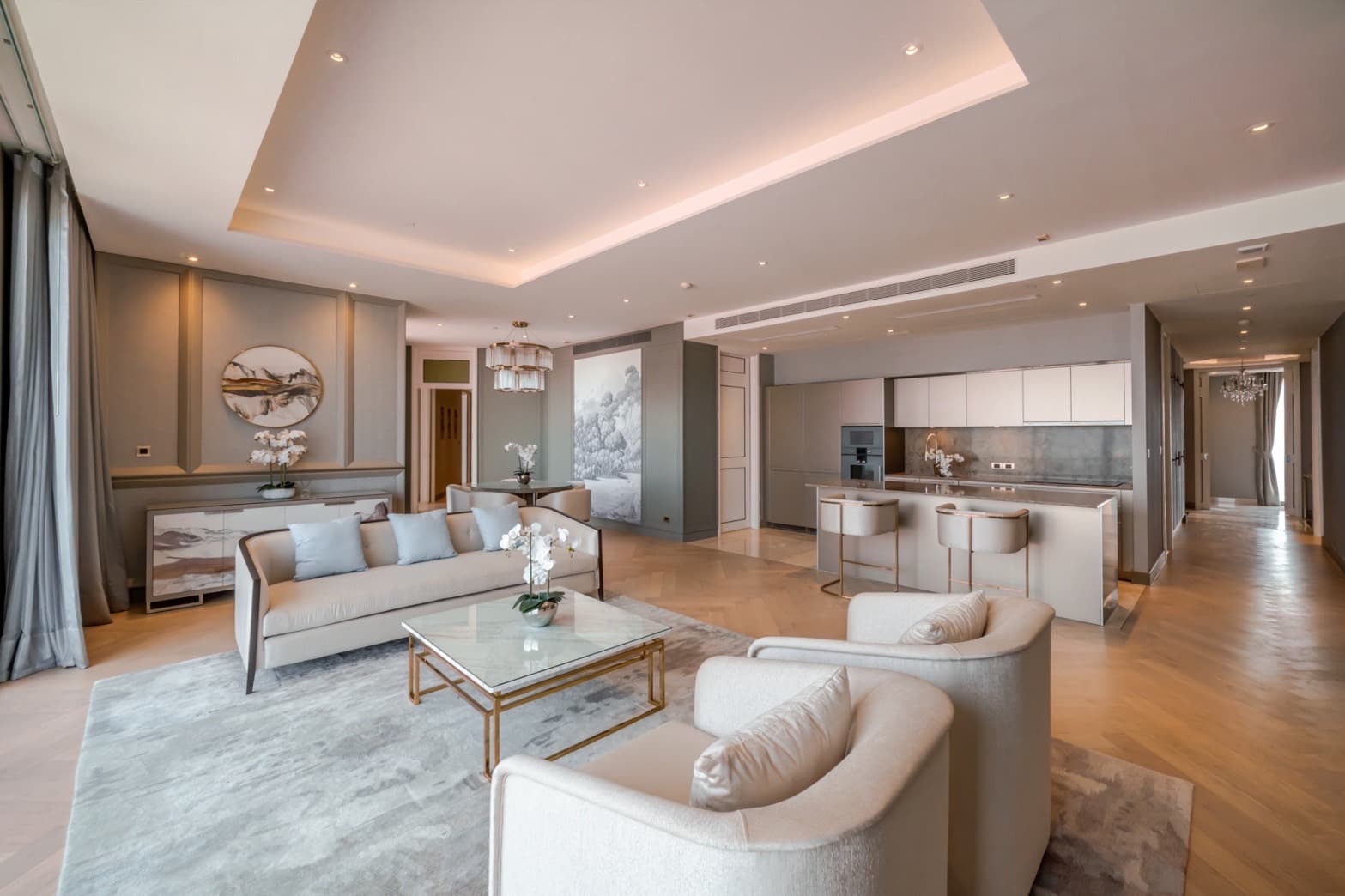 ขาย/เช่า คอนโด The Residences At Mandarin Oriental Bangkok · 3 ห้องนอน · 224 ตร.ม.
