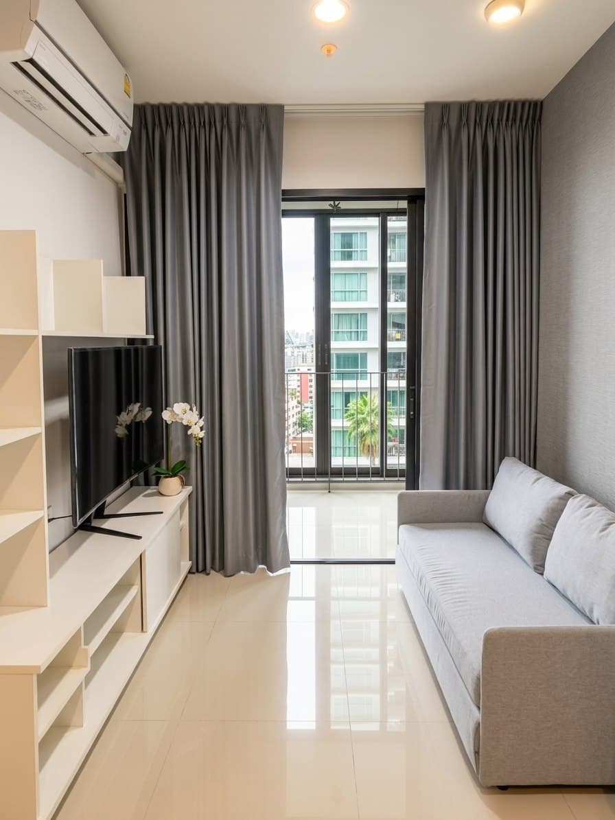 Ideo Ratchada-Huaykwang · 1 Bed Condo, 35 sqm, for Rent