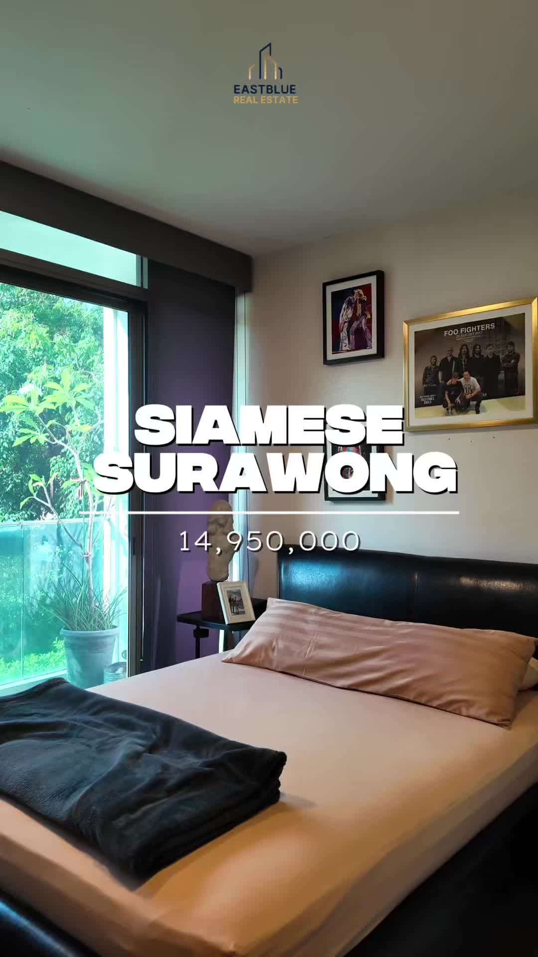 Siamese Surawong 3 Bed 3 Baht Size :130 sqm Selling Price : 14,950,000 - Contact, Appointment for viewing. Ph…