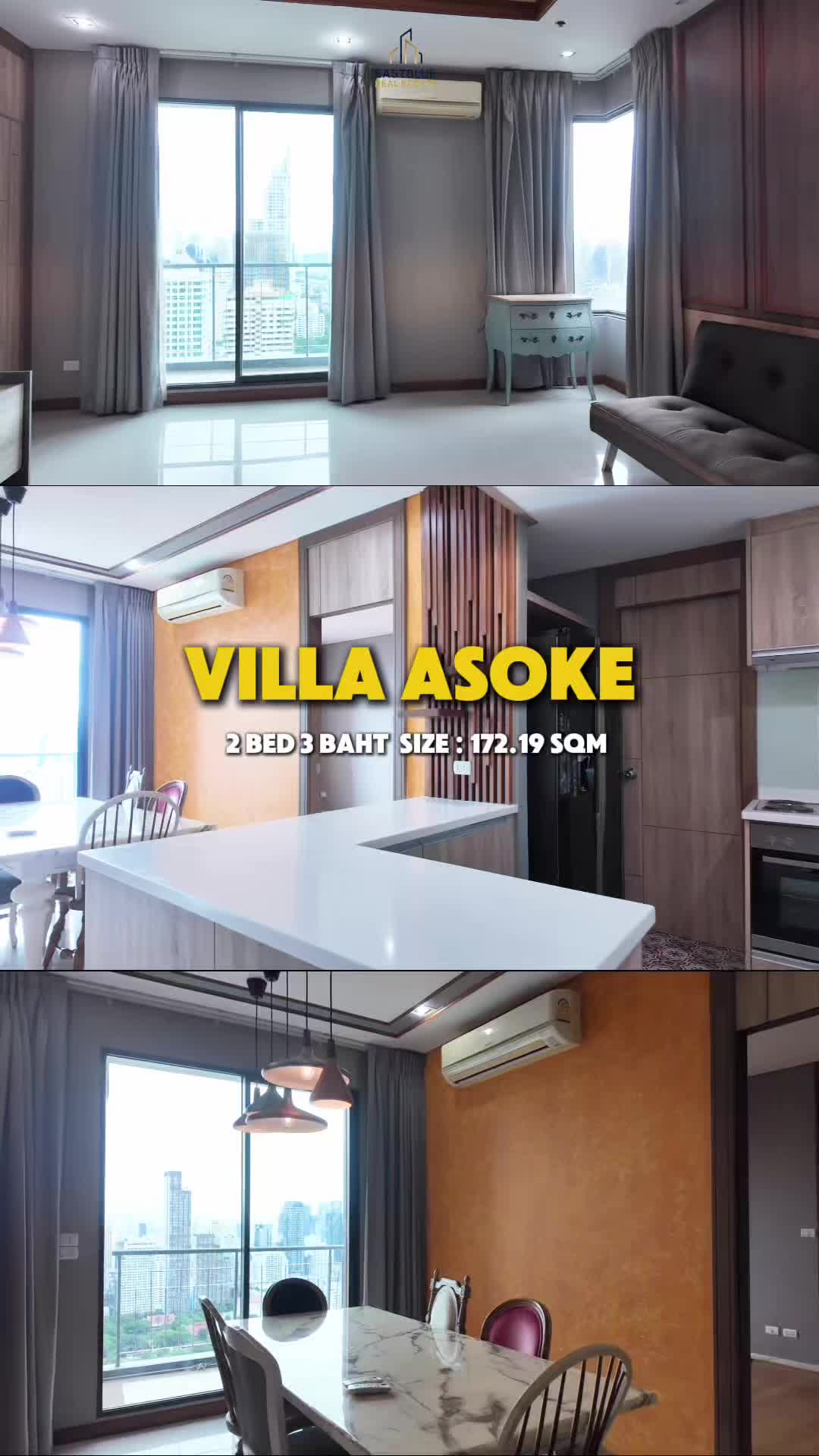 Rare Item! ห้องใหญ่ ใจกลางอโศก เพชรุบรี มีเพียง 2 ห้องต่อชั้นเท่านั้น! Villa Asoke – Phetchaburi MRT 60 เมตรเดินถึง! คอนโดหรู ใจกลางอโศก ตอบโจทย์ชีวิตคนเมือง 🏙️ 🛏 2 ห้องนอน | 🛁 3 ห้องน้ำ 📐 ขนาด : 172.19 ตร.ม. 💰 ราคาขาย : 23,000,000 บาท ⸻ ดีลดี ๆ แบบนี้ มีแค่ Eastblue Realeatate เท่านั้น ห้ามพลาด! ทักเลย 📌 Contact | Appointment for viewing 💬 Line: @eastblue 📲 WhatsApp: +66-64-274-8883 ⸻ #VillaAsoke #LuxuryCondo #AsokeLiving #คอนโดหรู #WestHomeBangkok