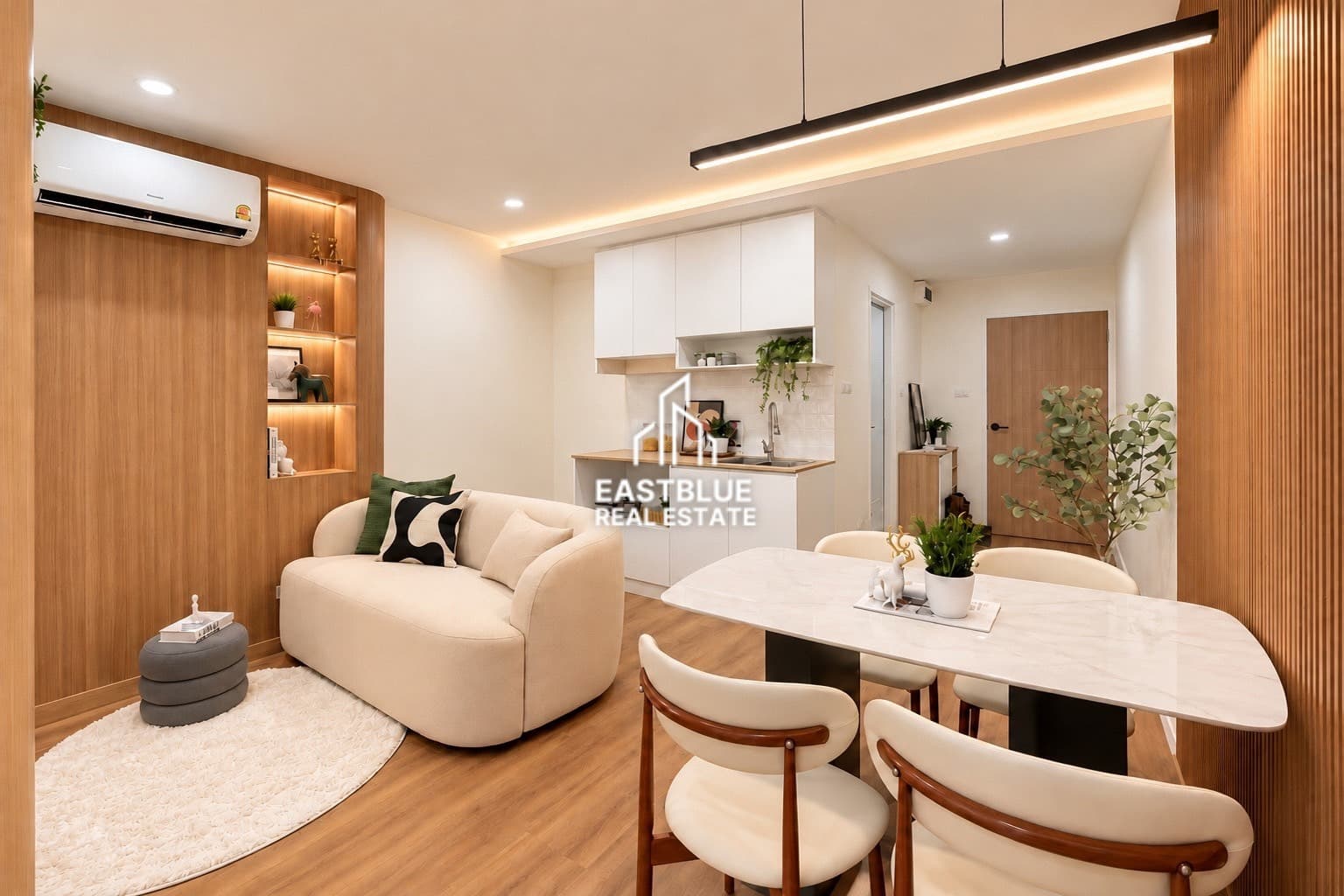 The Trio Garden · 2 Beds Condo, 54 sqm, for Sale