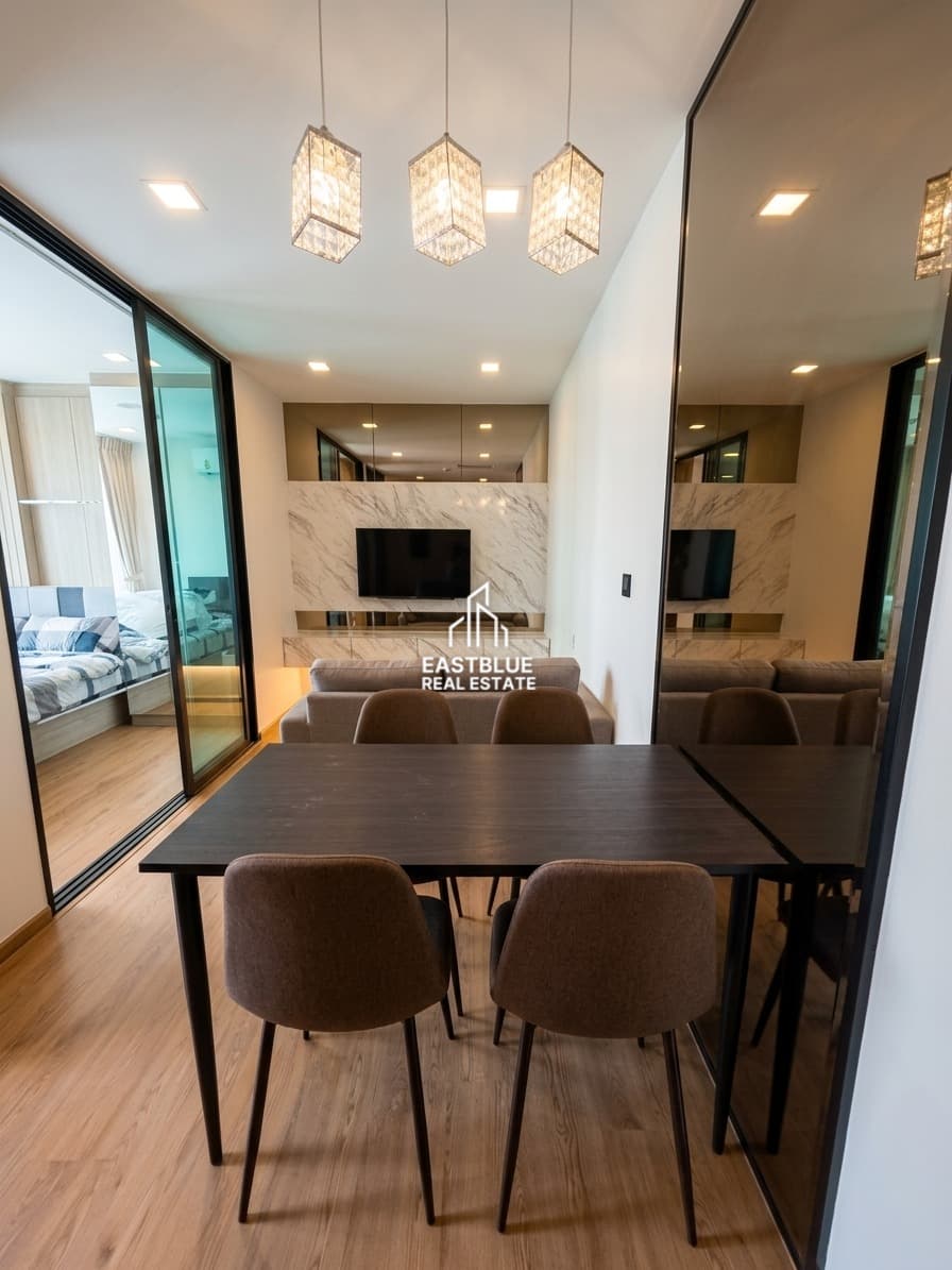 Brown Condo Huaikwang · 2 Beds Condo, 37 sqm, for Sale or Rent
