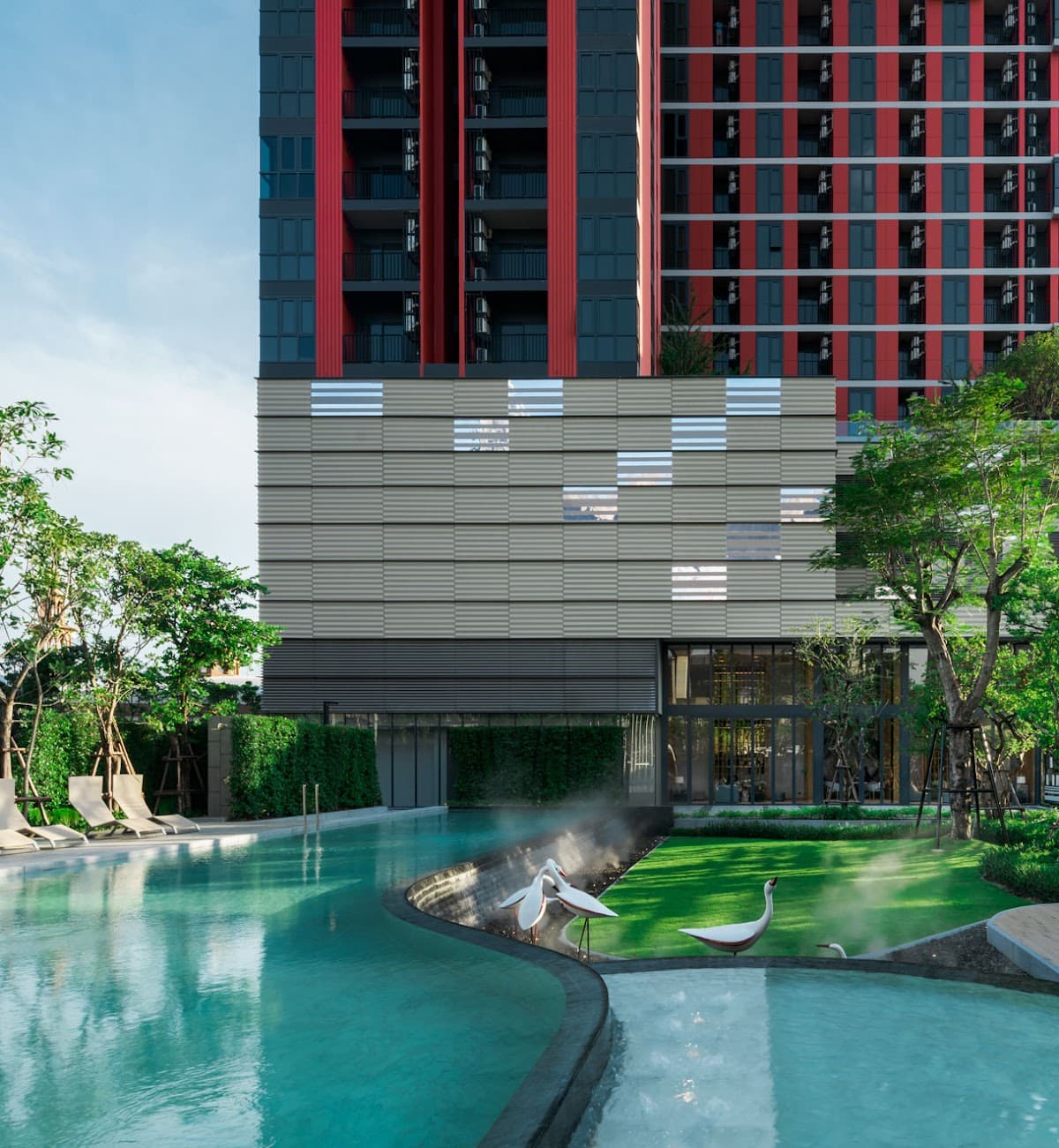 The Base Garden - Rama 9 · 1 Bed Condo, 32 sqm, for Rent