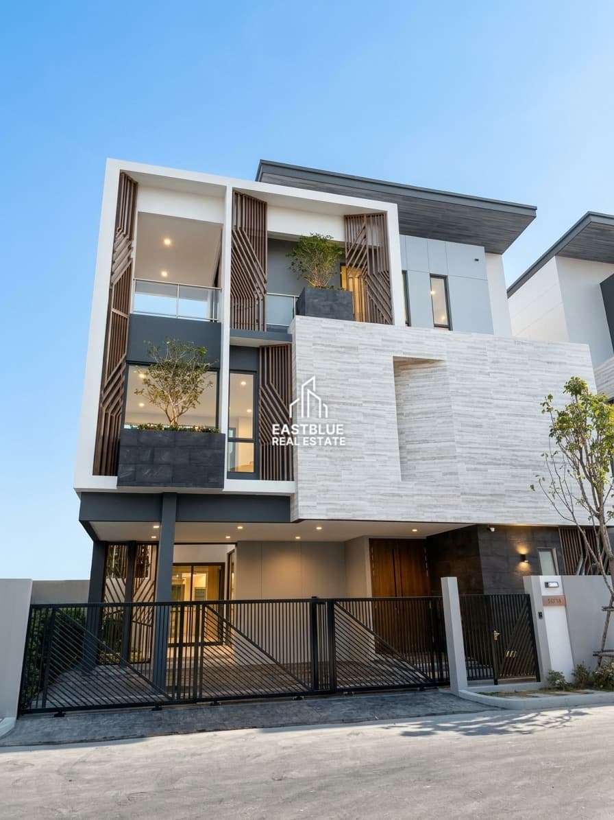 ขาย/เช่า บ้านเดี่ยว The Gentry Phatthanakan 2 · 4 ห้องนอน · 440 ตร.ม.